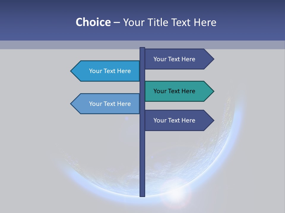 World Warm Outer PowerPoint Template