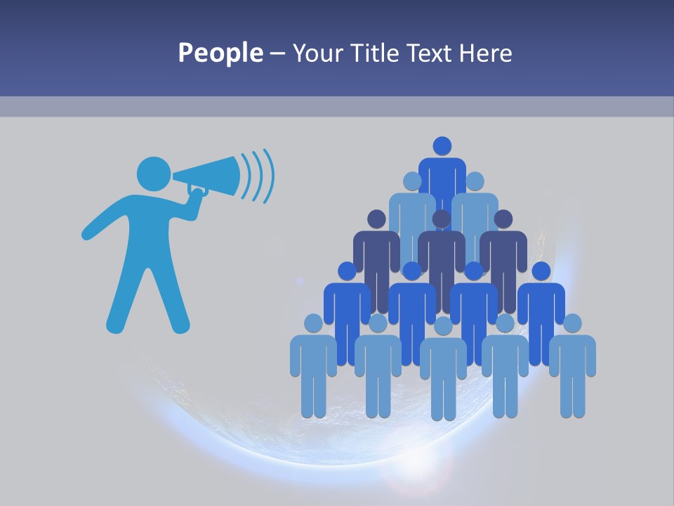 World Warm Outer PowerPoint Template