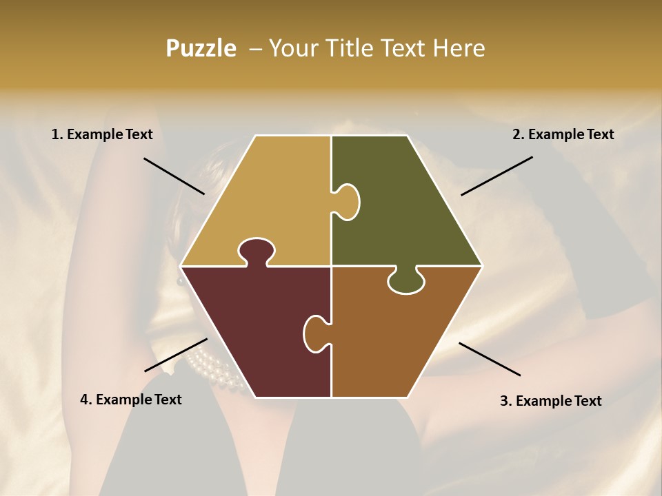 Textile Charming Sexy PowerPoint Template