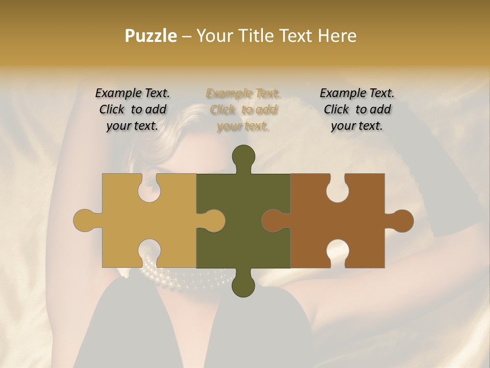 Textile Charming Sexy PowerPoint Template