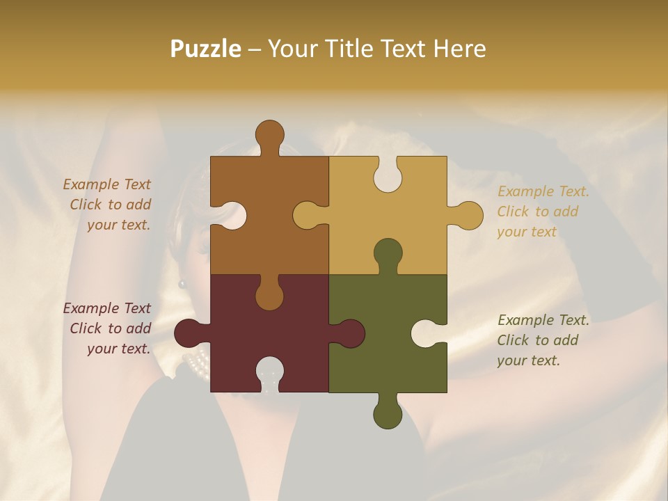 Textile Charming Sexy PowerPoint Template