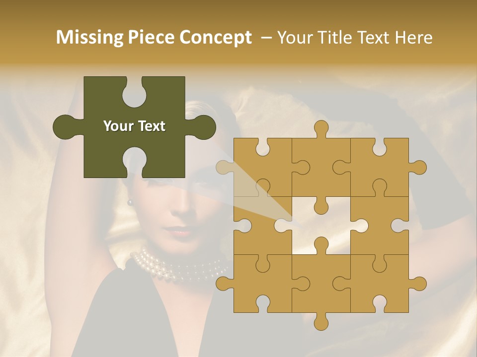 Textile Charming Sexy PowerPoint Template