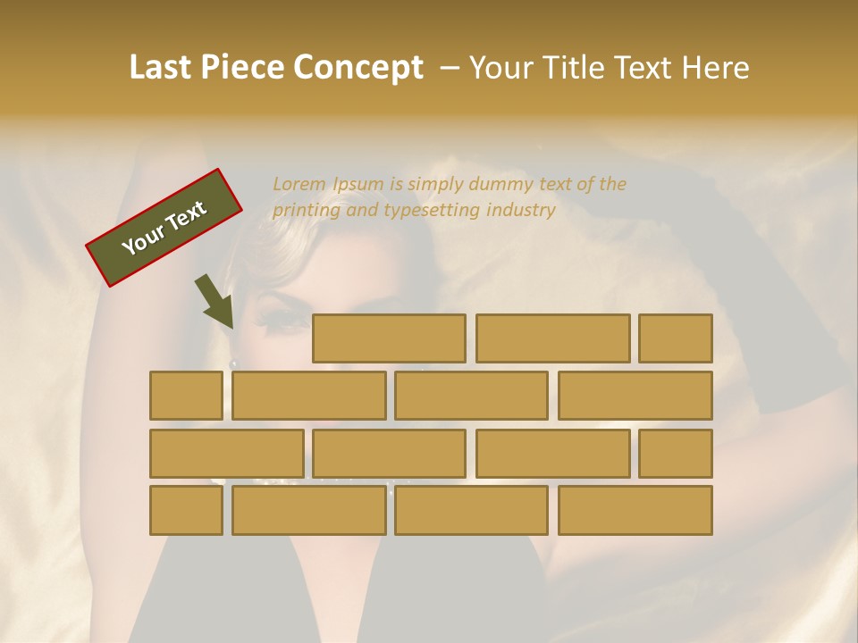 Textile Charming Sexy PowerPoint Template