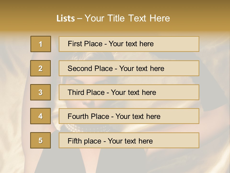 Textile Charming Sexy PowerPoint Template