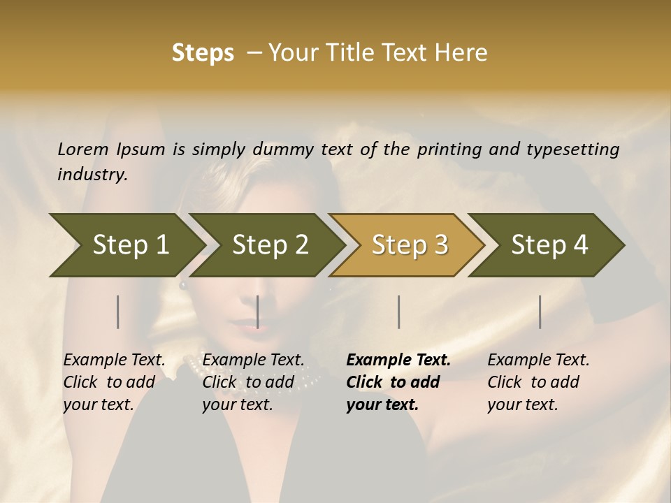 Textile Charming Sexy PowerPoint Template