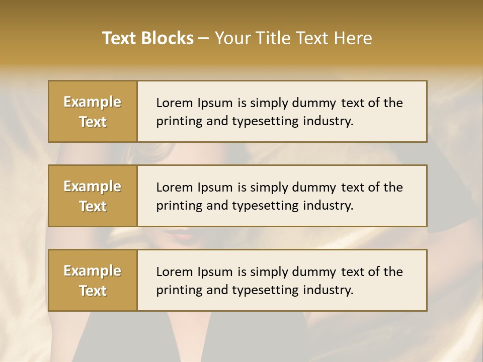 Textile Charming Sexy PowerPoint Template