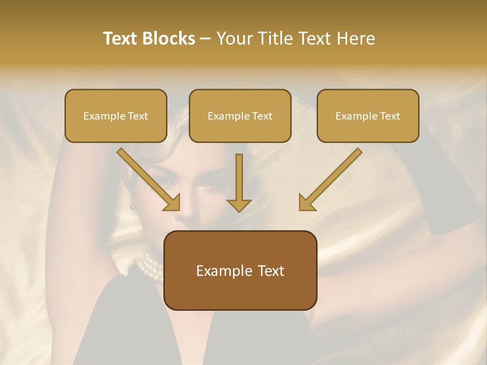 Textile Charming Sexy PowerPoint Template