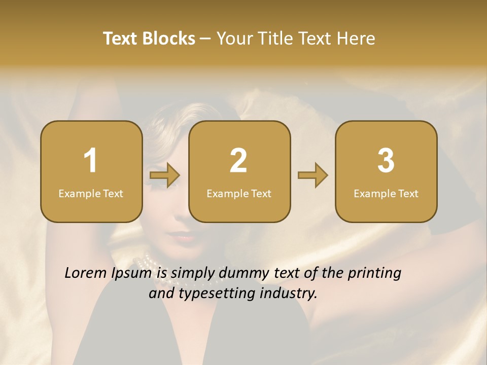 Textile Charming Sexy PowerPoint Template