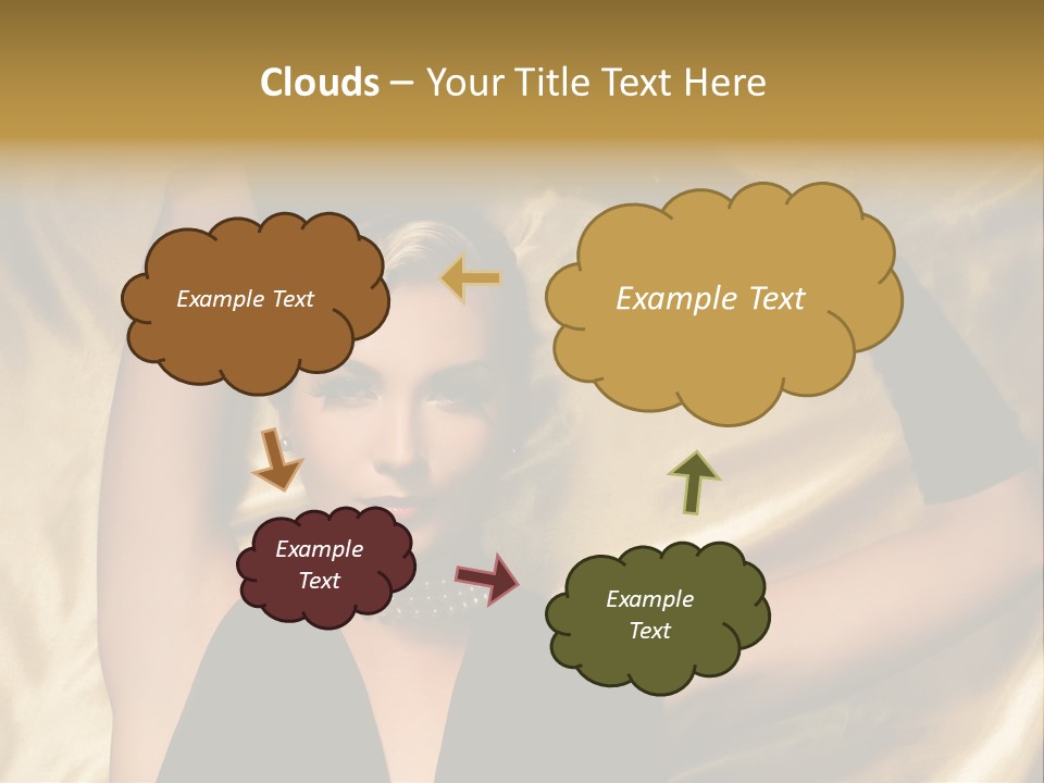 Textile Charming Sexy PowerPoint Template