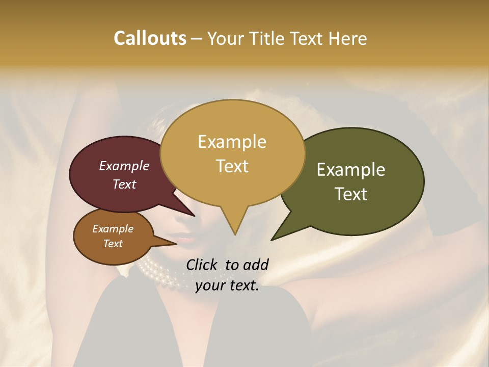 Textile Charming Sexy PowerPoint Template