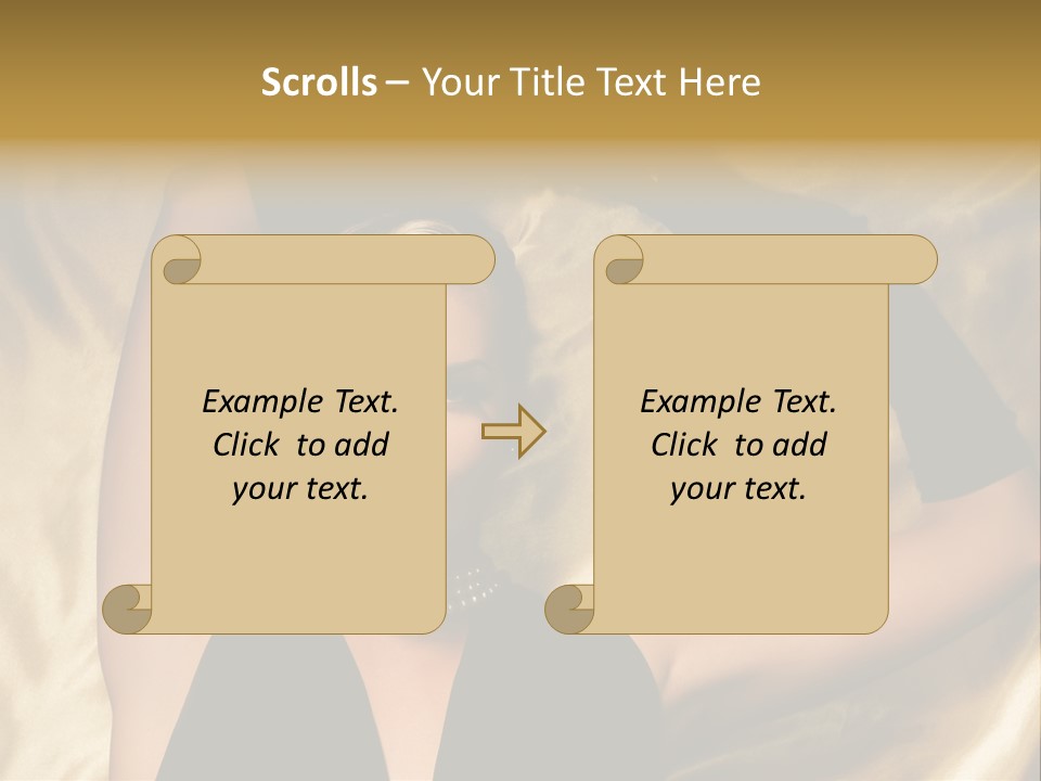 Textile Charming Sexy PowerPoint Template