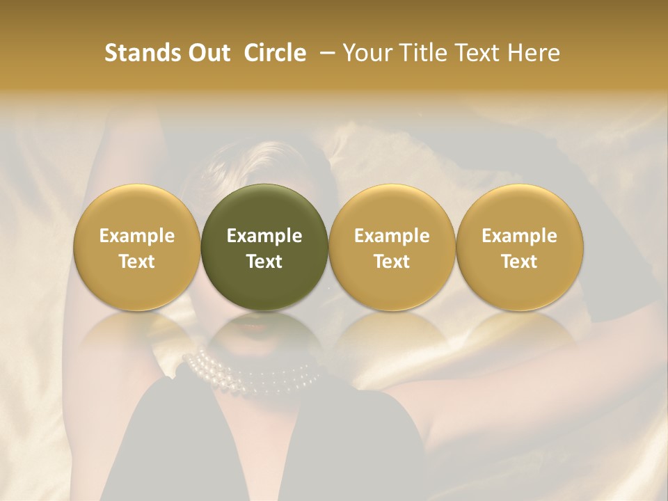 Textile Charming Sexy PowerPoint Template