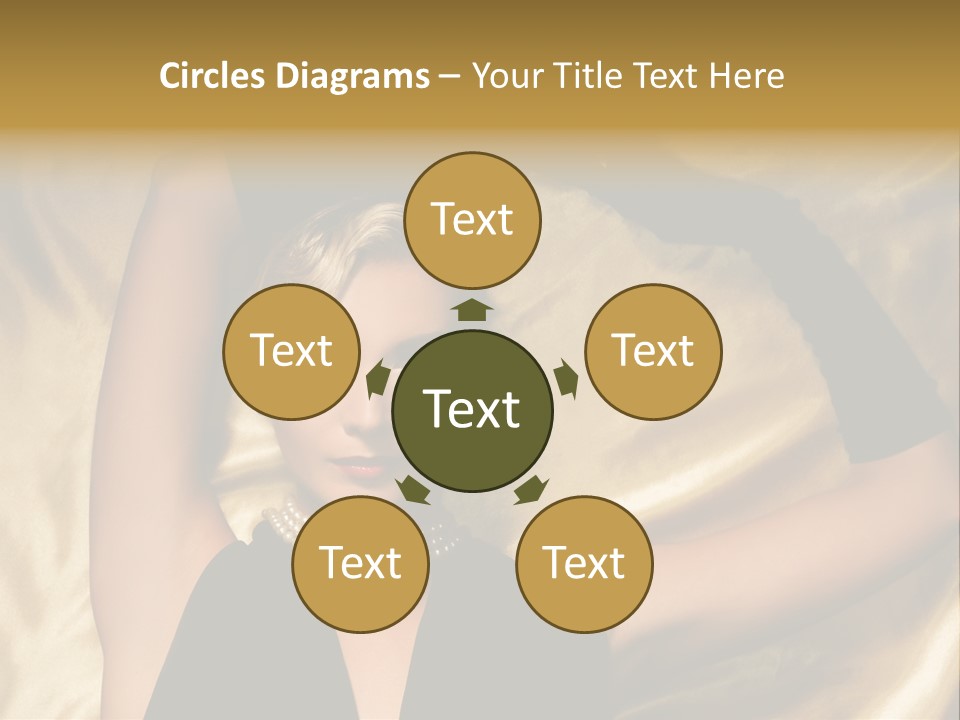 Textile Charming Sexy PowerPoint Template