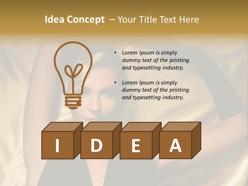 Textile Charming Sexy PowerPoint Template