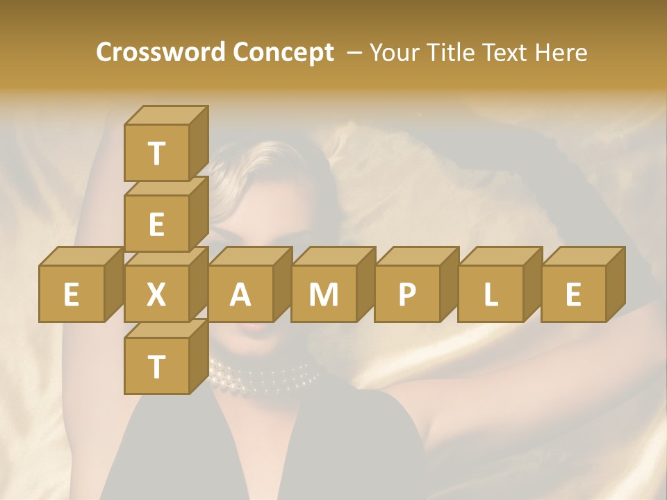 Textile Charming Sexy PowerPoint Template