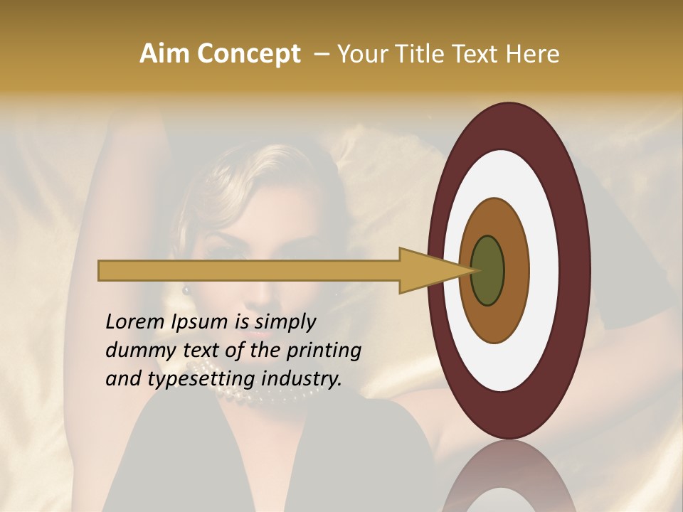 Textile Charming Sexy PowerPoint Template