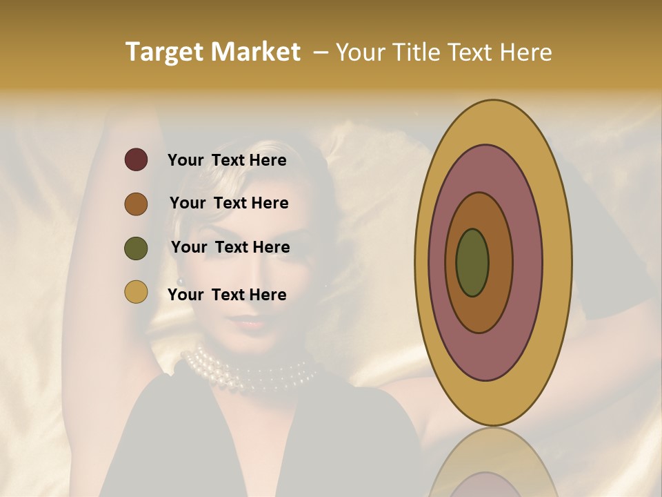 Textile Charming Sexy PowerPoint Template