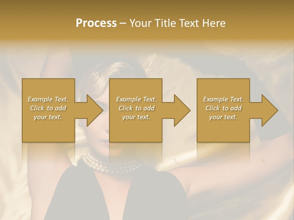 Textile Charming Sexy PowerPoint Template