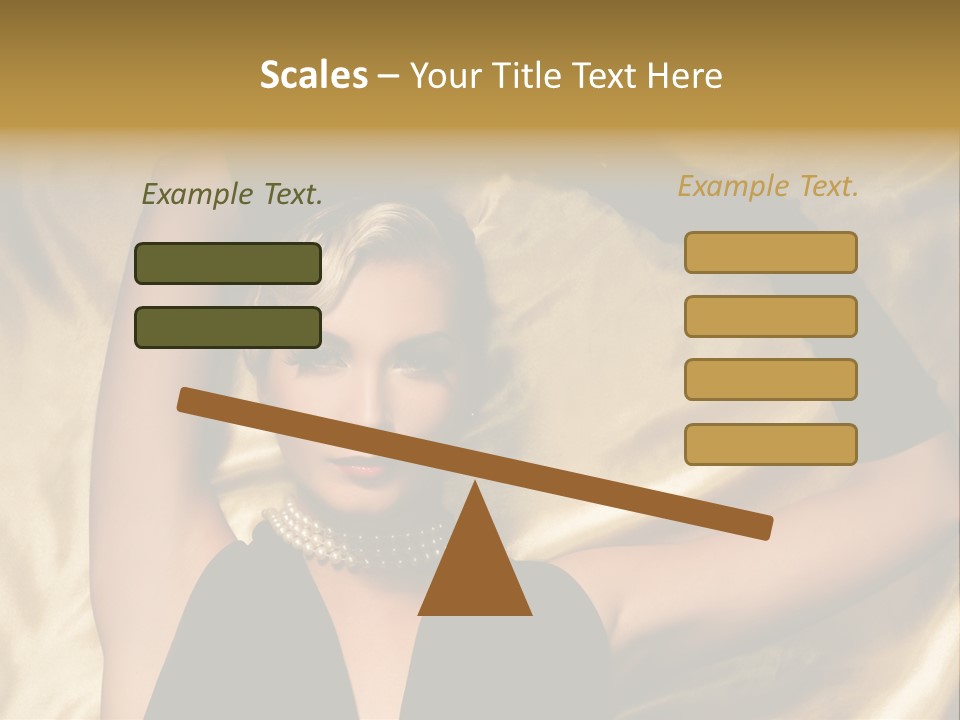 Textile Charming Sexy PowerPoint Template
