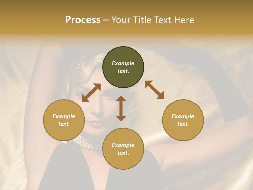 Textile Charming Sexy PowerPoint Template