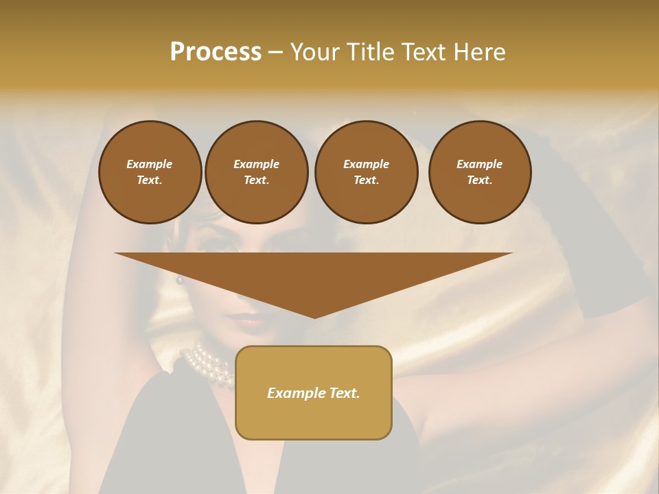 Textile Charming Sexy PowerPoint Template