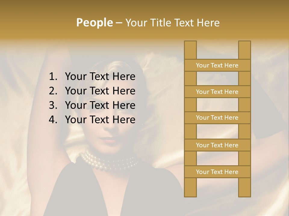 Textile Charming Sexy PowerPoint Template