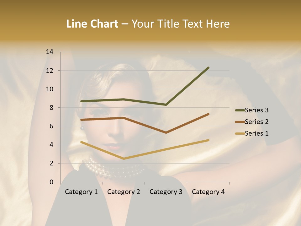 Textile Charming Sexy PowerPoint Template