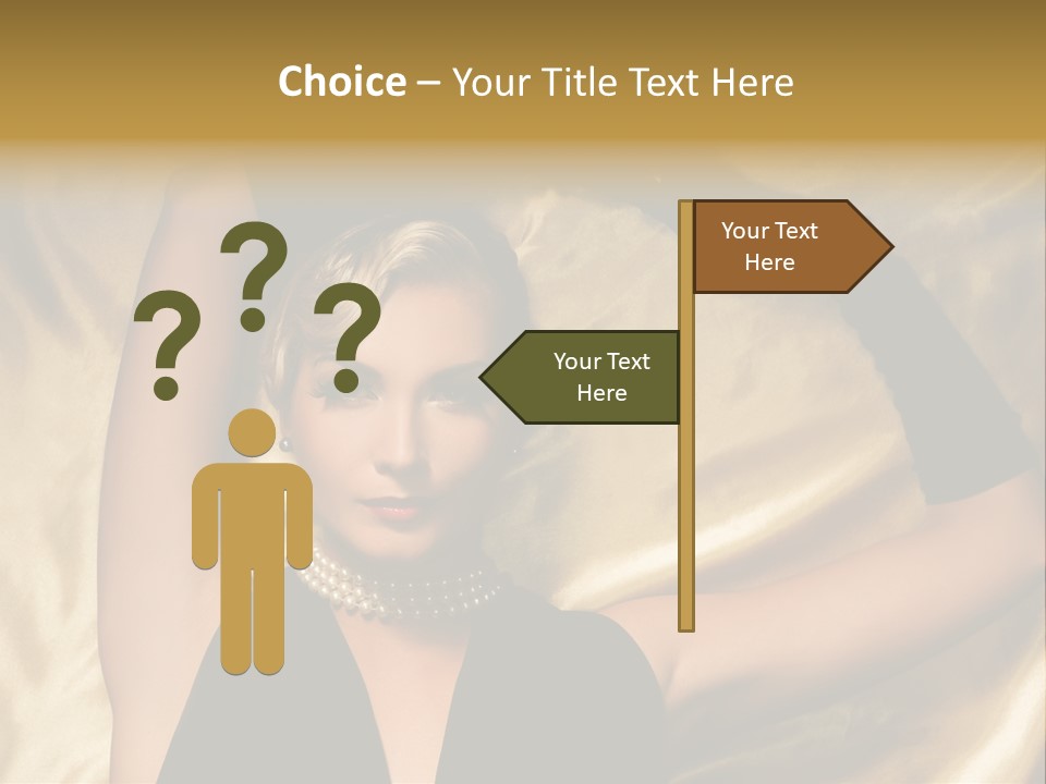 Textile Charming Sexy PowerPoint Template