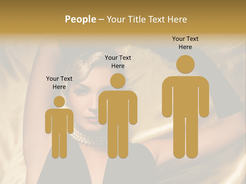 Textile Charming Sexy PowerPoint Template