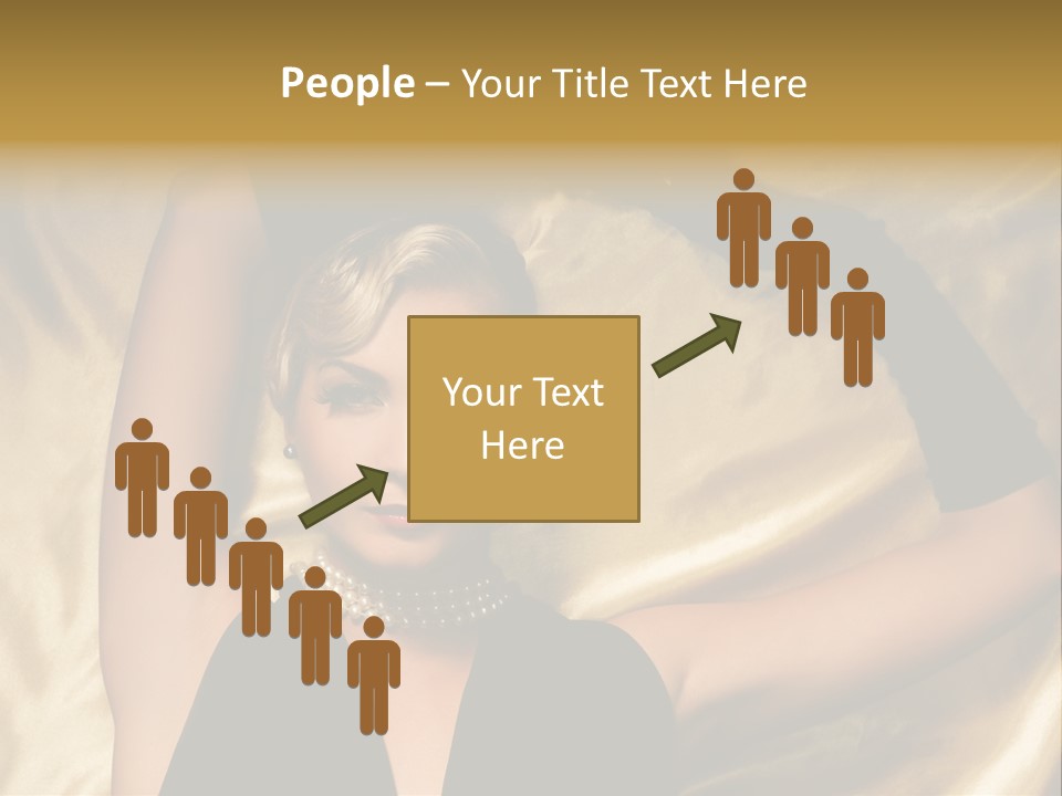 Textile Charming Sexy PowerPoint Template