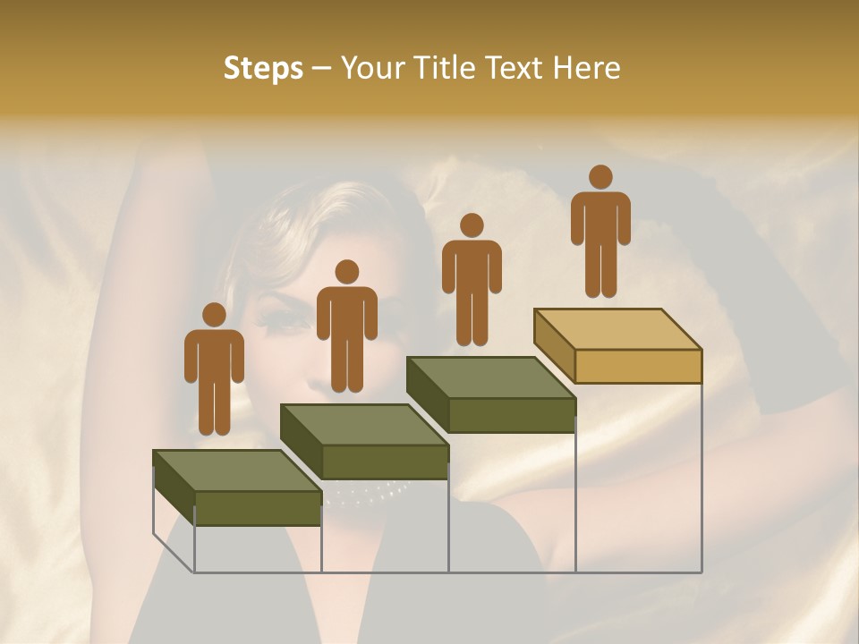 Textile Charming Sexy PowerPoint Template