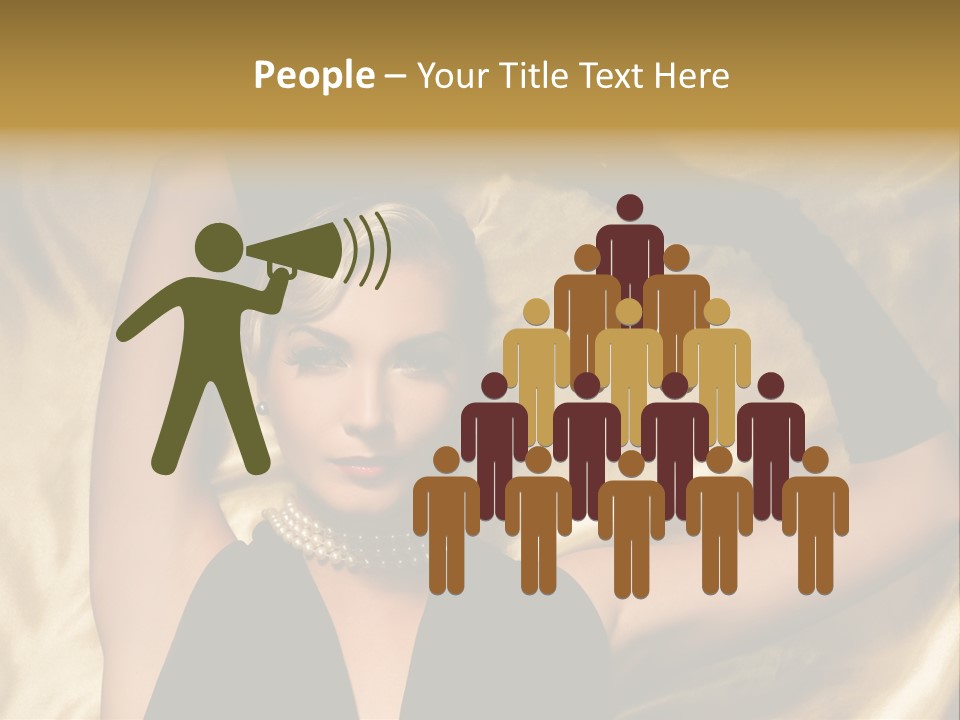 Textile Charming Sexy PowerPoint Template