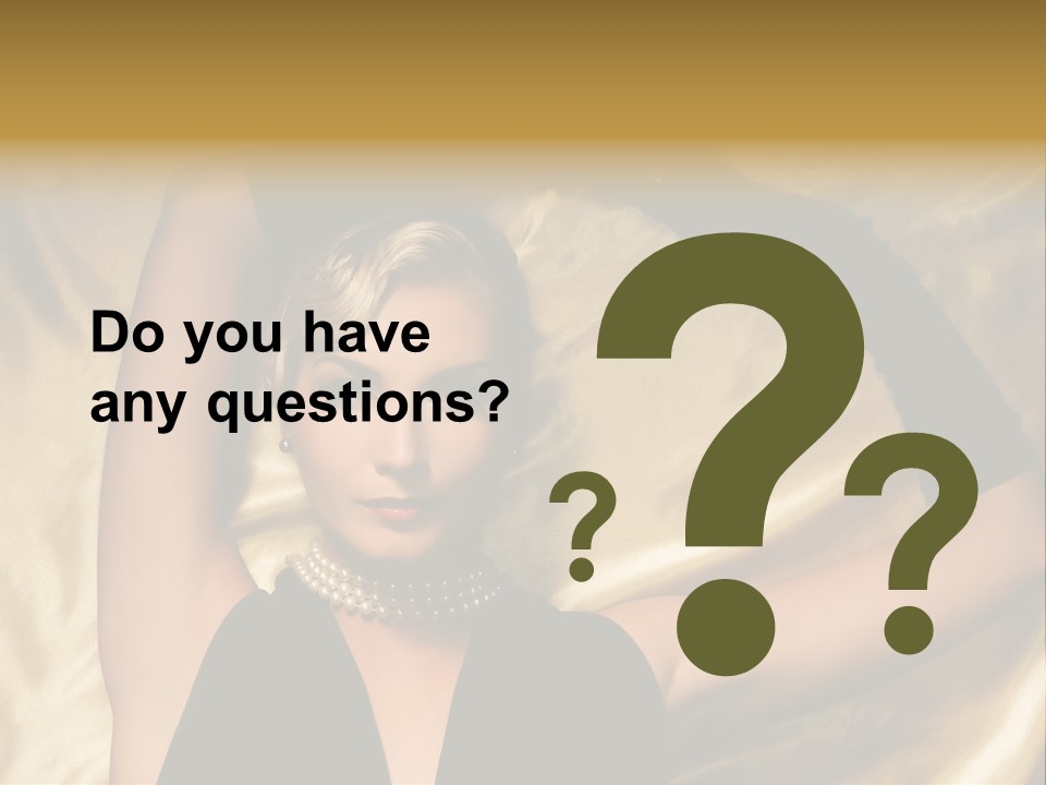 Textile Charming Sexy PowerPoint Template