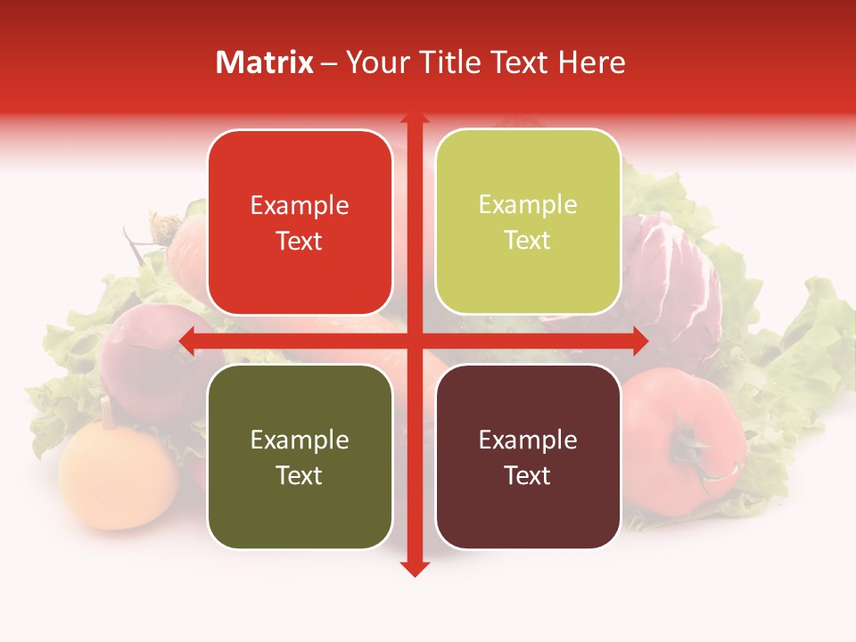 Carrot Onion Pile PowerPoint Template