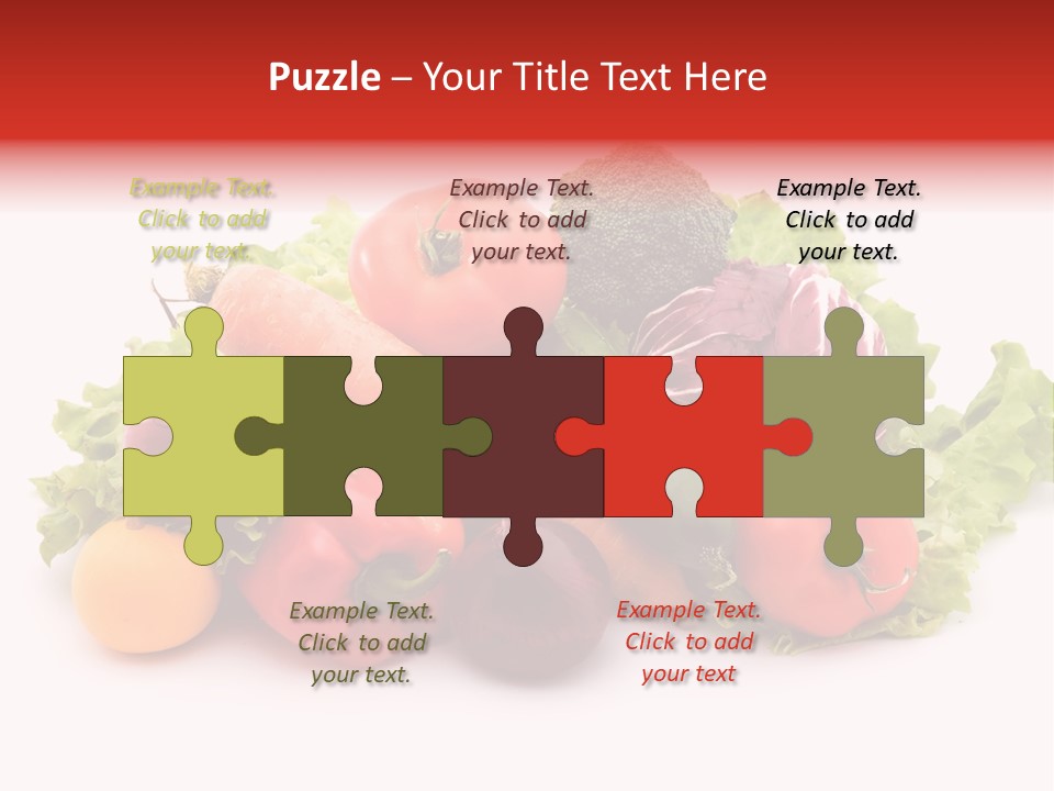 Carrot Onion Pile PowerPoint Template