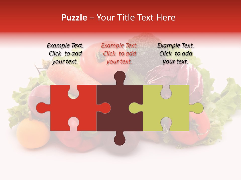 Carrot Onion Pile PowerPoint Template