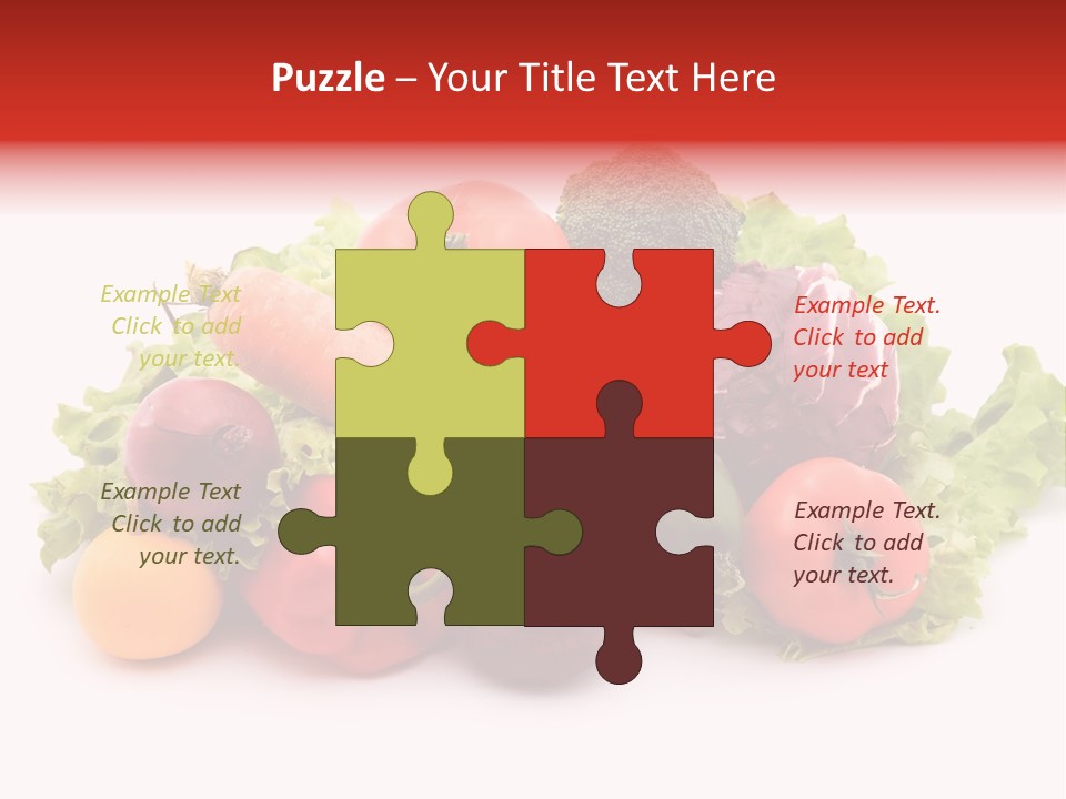 Carrot Onion Pile PowerPoint Template