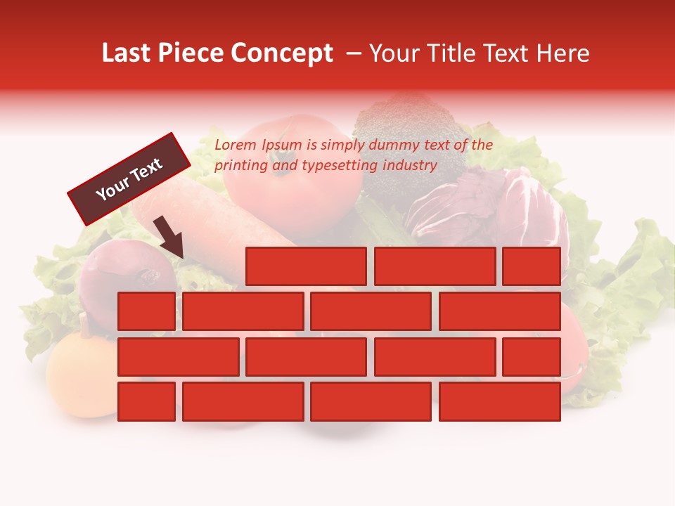 Carrot Onion Pile PowerPoint Template