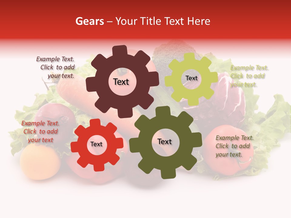 Carrot Onion Pile PowerPoint Template