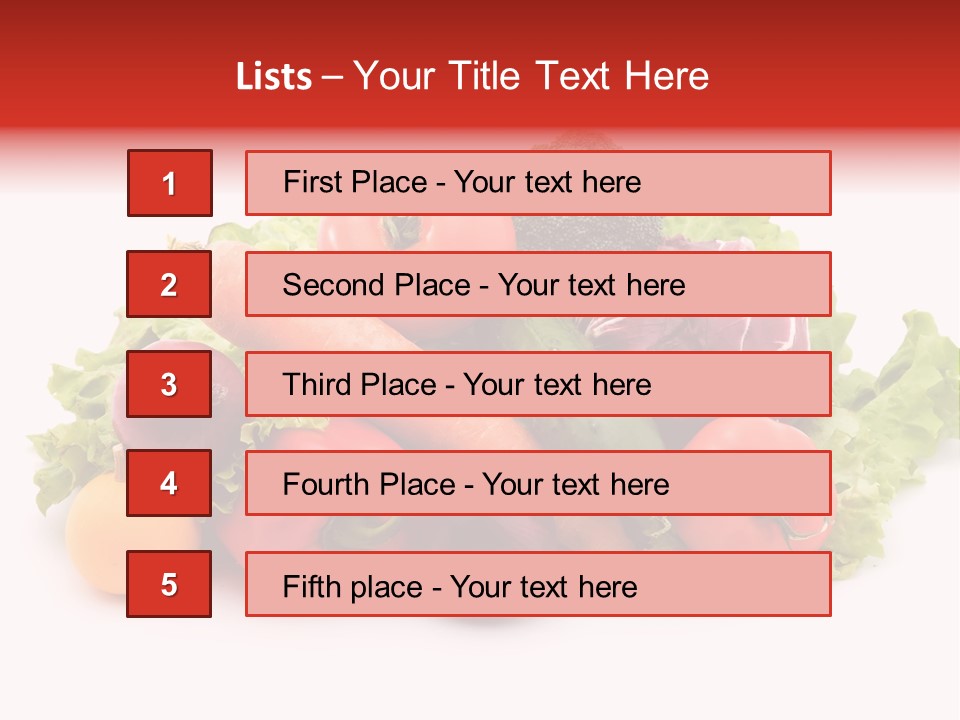 Carrot Onion Pile PowerPoint Template