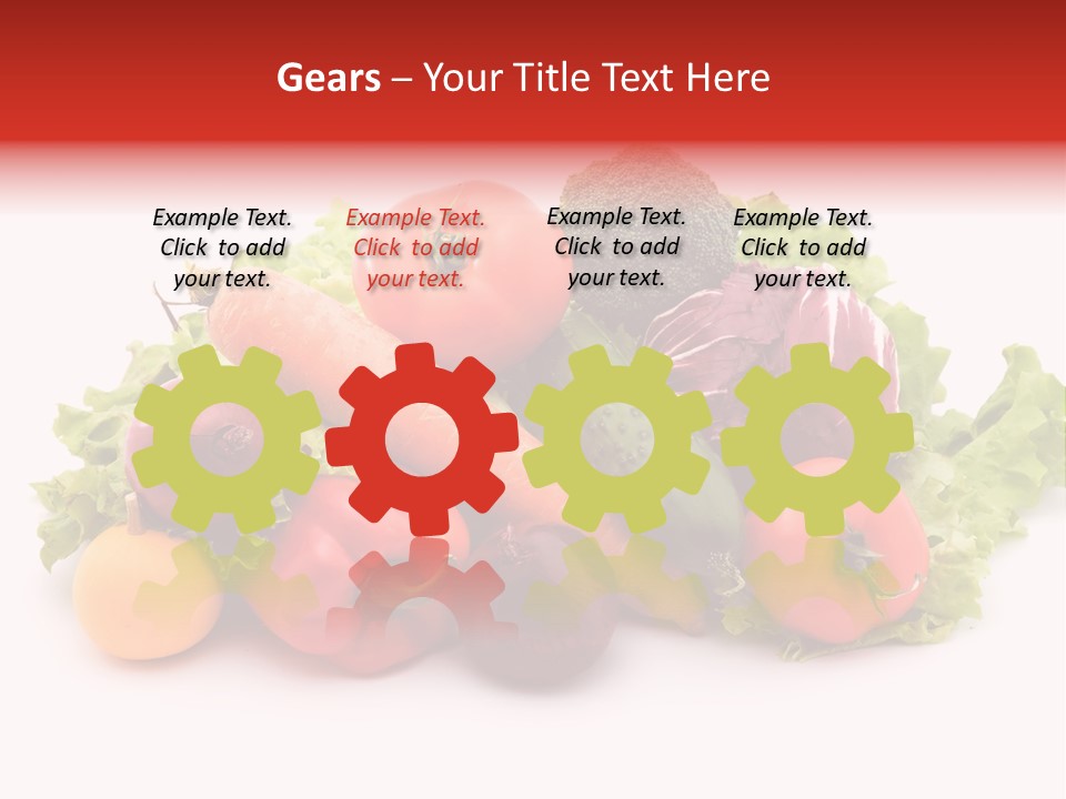 Carrot Onion Pile PowerPoint Template