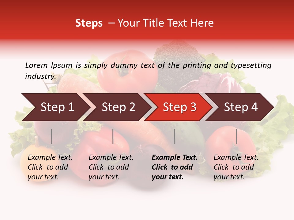 Carrot Onion Pile PowerPoint Template