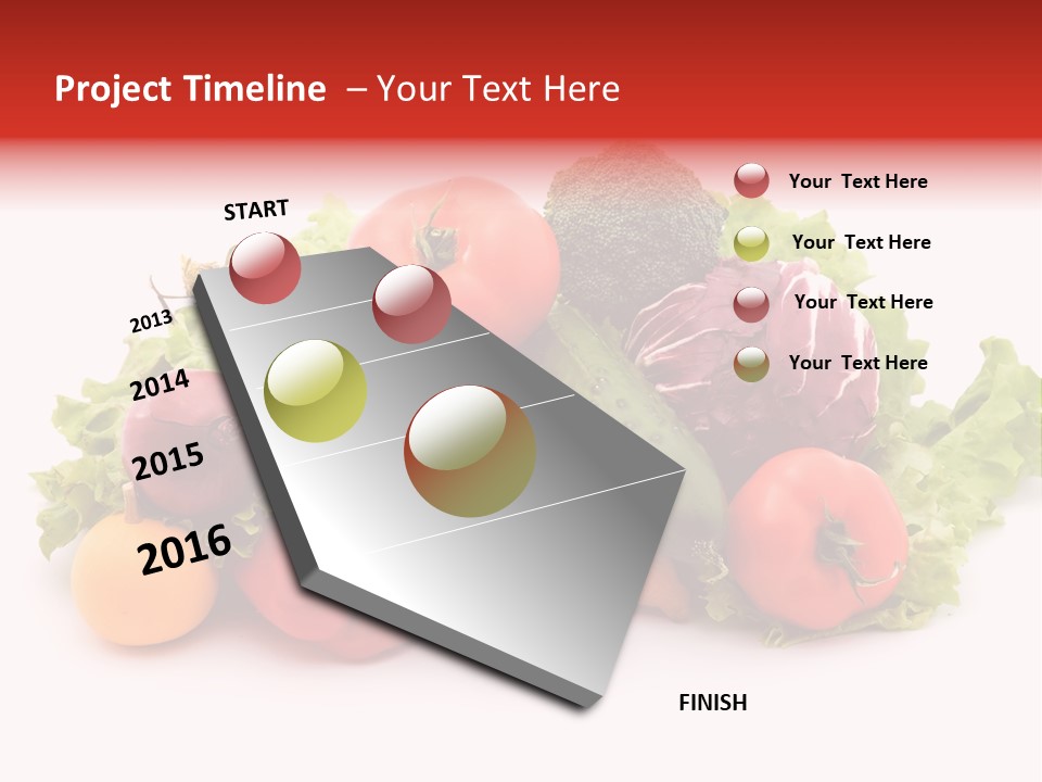 Carrot Onion Pile PowerPoint Template