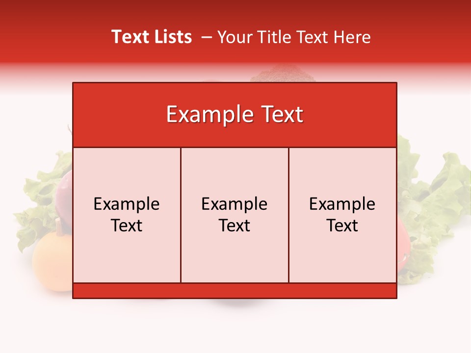 Carrot Onion Pile PowerPoint Template