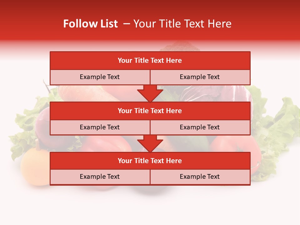 Carrot Onion Pile PowerPoint Template