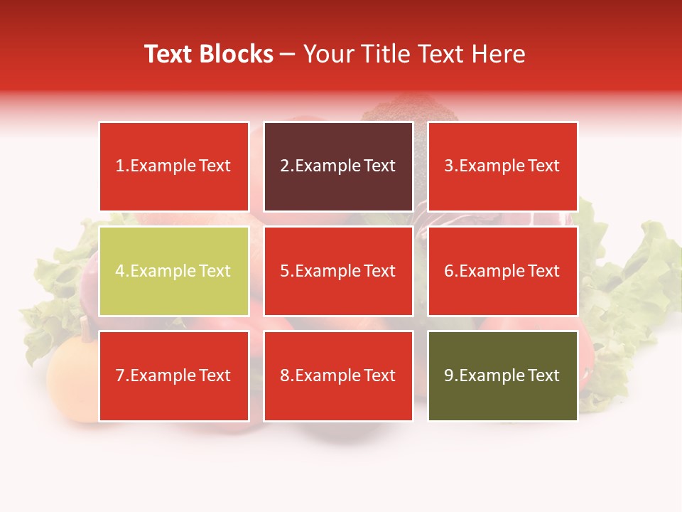 Carrot Onion Pile PowerPoint Template