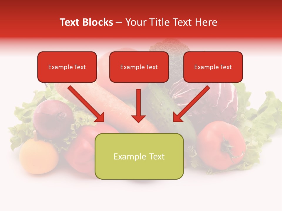 Carrot Onion Pile PowerPoint Template