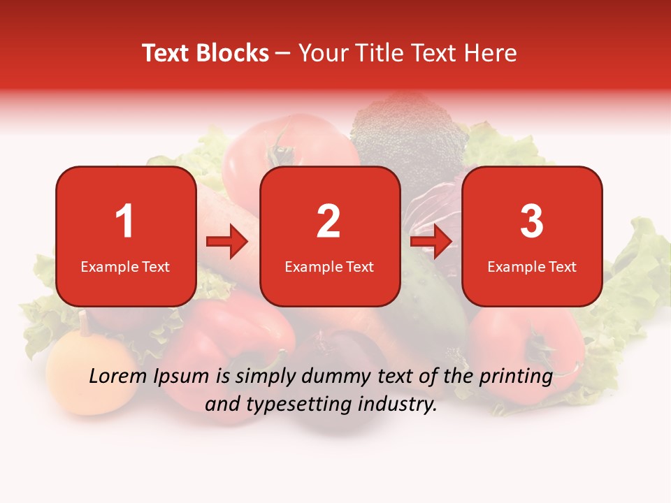 Carrot Onion Pile PowerPoint Template