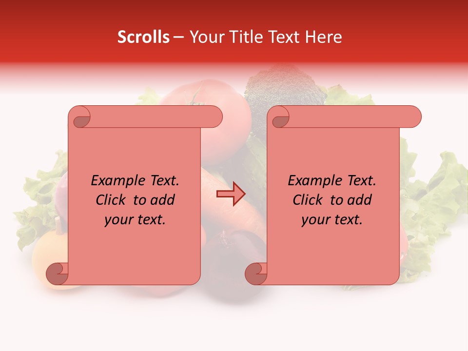Carrot Onion Pile PowerPoint Template