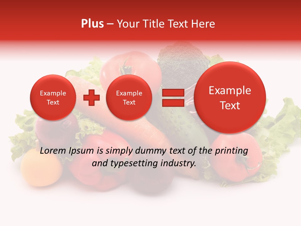 Carrot Onion Pile PowerPoint Template